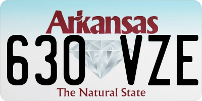 AR license plate 630VZE