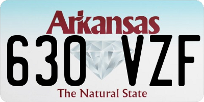 AR license plate 630VZF