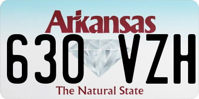 AR license plate 630VZH