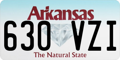 AR license plate 630VZI