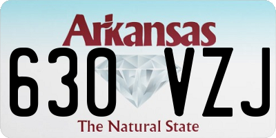 AR license plate 630VZJ