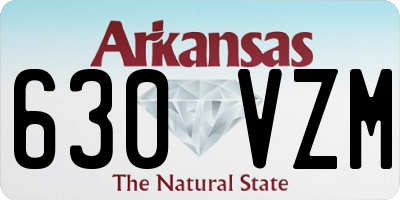 AR license plate 630VZM