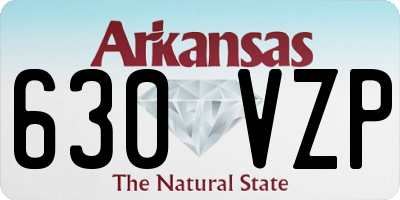 AR license plate 630VZP