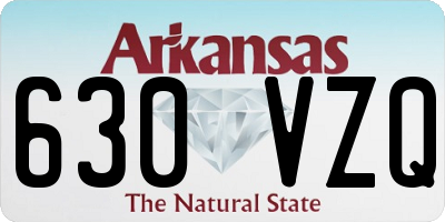 AR license plate 630VZQ
