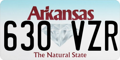 AR license plate 630VZR