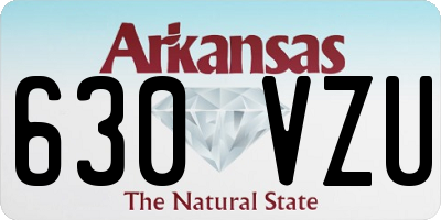 AR license plate 630VZU