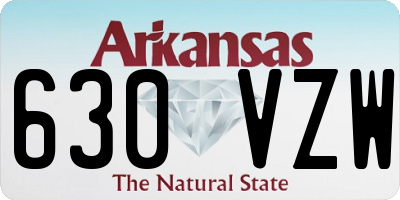 AR license plate 630VZW