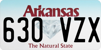 AR license plate 630VZX