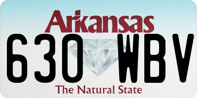 AR license plate 630WBV
