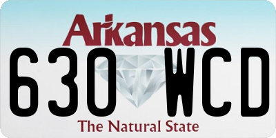 AR license plate 630WCD