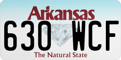 AR license plate 630WCF