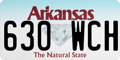AR license plate 630WCH