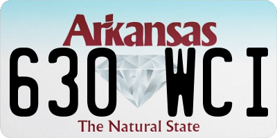 AR license plate 630WCI