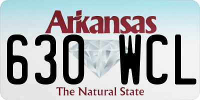 AR license plate 630WCL
