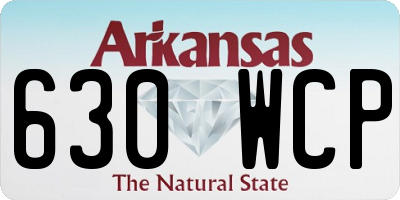 AR license plate 630WCP