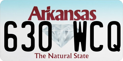 AR license plate 630WCQ