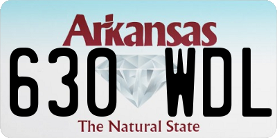 AR license plate 630WDL