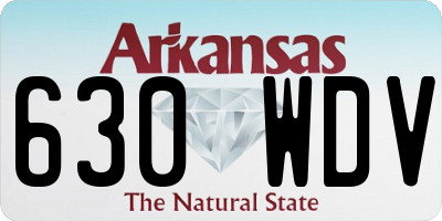 AR license plate 630WDV