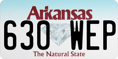 AR license plate 630WEP