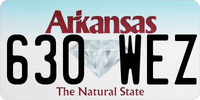AR license plate 630WEZ