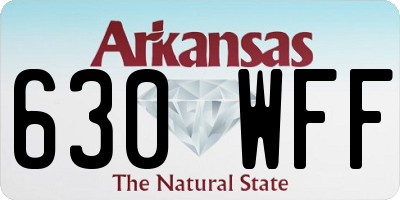 AR license plate 630WFF