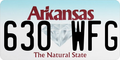AR license plate 630WFG
