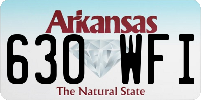 AR license plate 630WFI