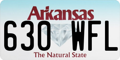 AR license plate 630WFL