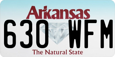 AR license plate 630WFM