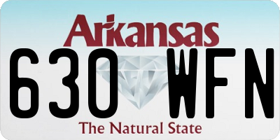 AR license plate 630WFN