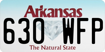 AR license plate 630WFP