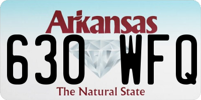 AR license plate 630WFQ