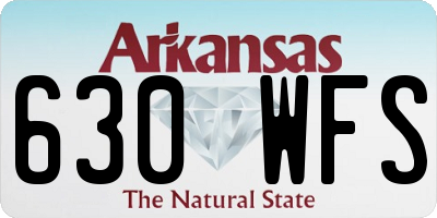 AR license plate 630WFS
