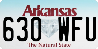 AR license plate 630WFU