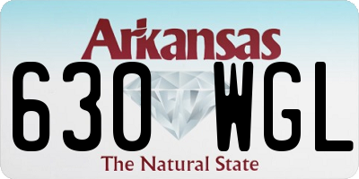 AR license plate 630WGL