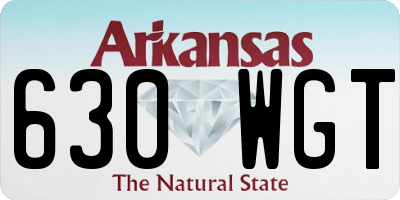 AR license plate 630WGT