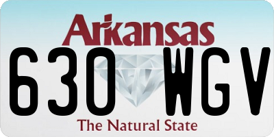 AR license plate 630WGV