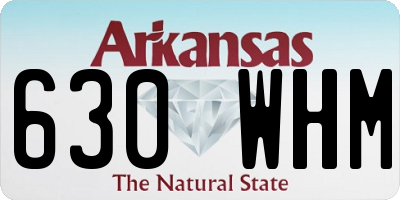 AR license plate 630WHM