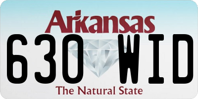 AR license plate 630WID