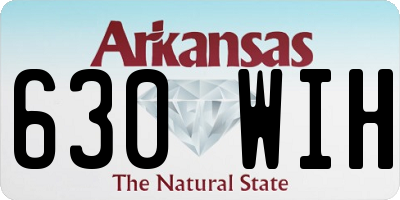 AR license plate 630WIH