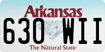 AR license plate 630WII
