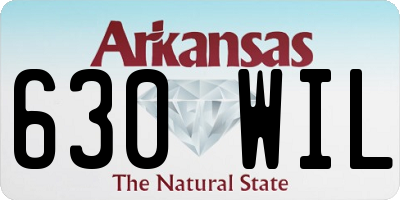 AR license plate 630WIL