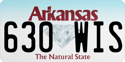 AR license plate 630WIS