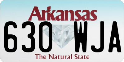 AR license plate 630WJA