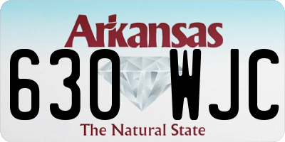 AR license plate 630WJC
