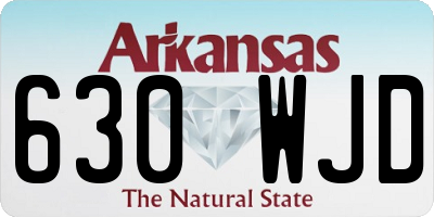 AR license plate 630WJD