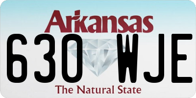 AR license plate 630WJE