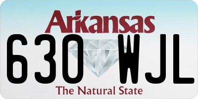 AR license plate 630WJL
