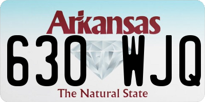 AR license plate 630WJQ