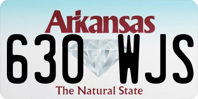 AR license plate 630WJS